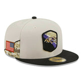 Baltimore Ravens 2023 NFL Salute to Service New Era 59FIFTY Fitted Cap Lifestyle