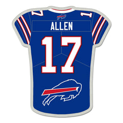 Josh Allen #17 Buffalo Bills NFL Player Jersey Pin Fashion