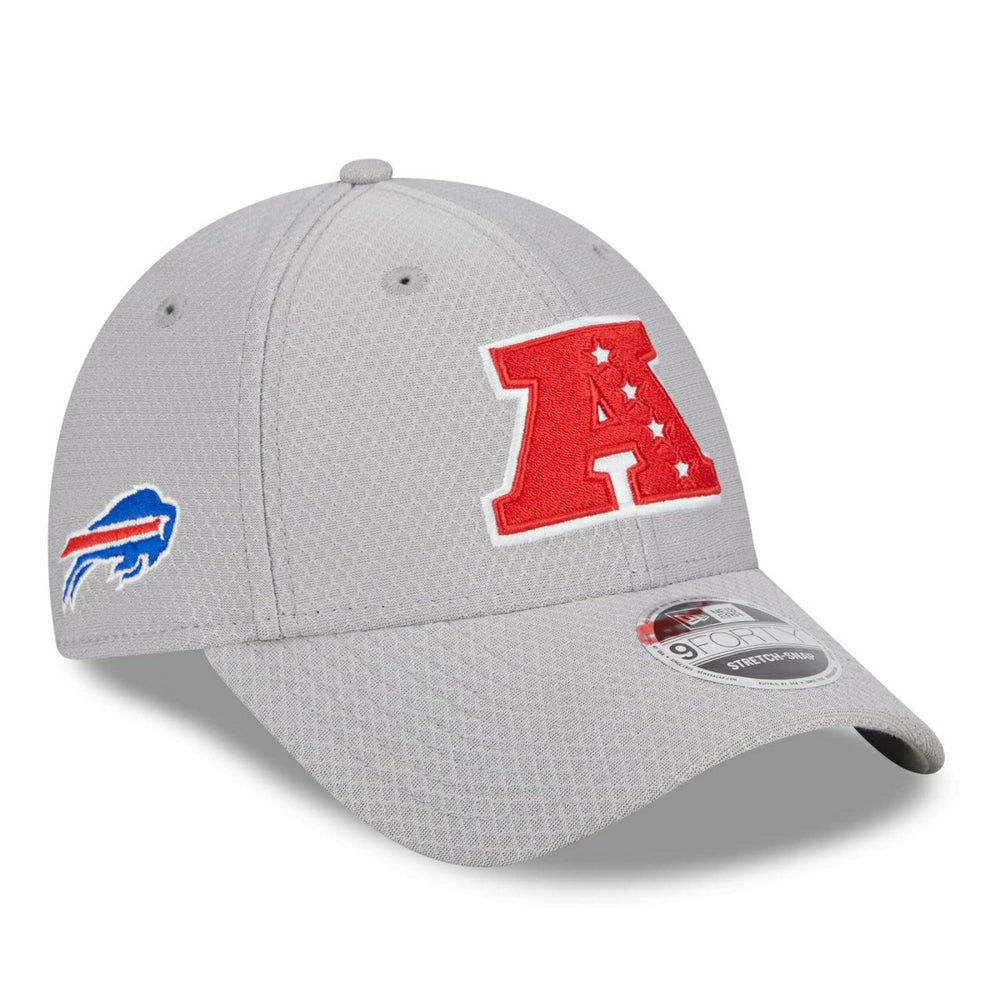Buffalo Bills AFC 2024 Pro Bowl New Era Stretch-Snap 9FORTY NFL Cap Gray Taass US