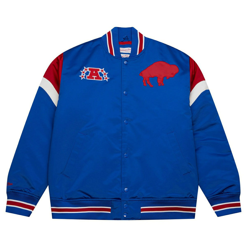 Buffalo Bills Mitchell & Ness Heavyweight Satin NFL Jacket Fashion