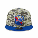 Buffalo Bills Camo 2023 NFL Salute to Service New Era 9FIFTY Snapback Cap Lifestyle