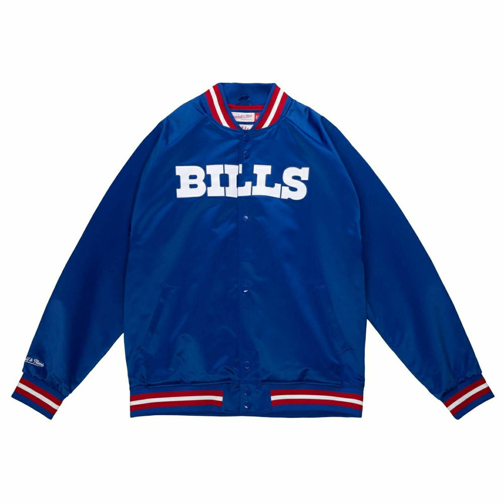 Buffalo Bills Mitchell & Ness Lightweight Satin NFL Jacket Blue Classic