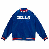 Buffalo Bills Mitchell & Ness Lightweight Satin NFL Jacket Blue Classic