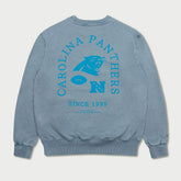 Carolina Panthers L&L '96 Classics NFL Crewneck Sweater Blue Lifestyle
