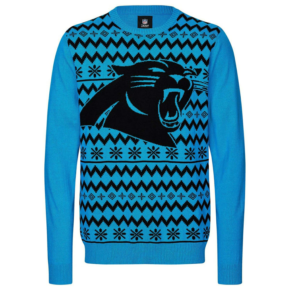 Carolina Panthers NFL Big Logo Ugly Christmas Sweater Taass for sale