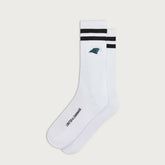 Carolina Panthers L&L '90 Classics NFL Crew Socks White Taass for sale