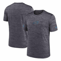 Carolina Panthers 2025 NFL Sideline Nike Velocity Performance T-Shirt Gray Taass US