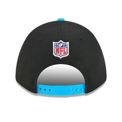 Carolina Panthers 2025 NFL Draft 9FORTY M-Crown A-Frame Snapback Cap Black Lifestyle
