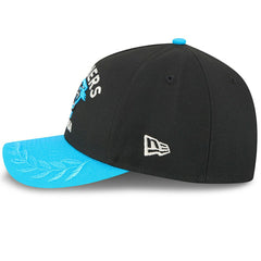 Carolina Panthers 2025 NFL Draft 9FORTY M-Crown A-Frame Snapback Cap Black Lifestyle