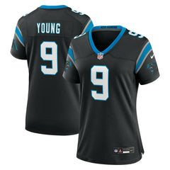 Bryce Young #9 Carolina Panthers Nike Game NFL Jersey Black (WOMEN'S) Lifestyle