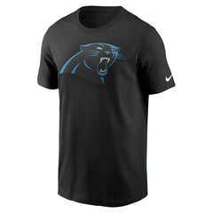 Carolina Panthers Nike Essential Logo NFL T-Shirt Black Taass for sale