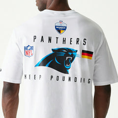 2024 NFL Munich Game Carolina Panthers Slogan T-Shirt White Taass sale