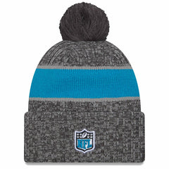 Carolina Panthers Gray 2023 NFL Sideline New Era Sport Knit Hat Taass US