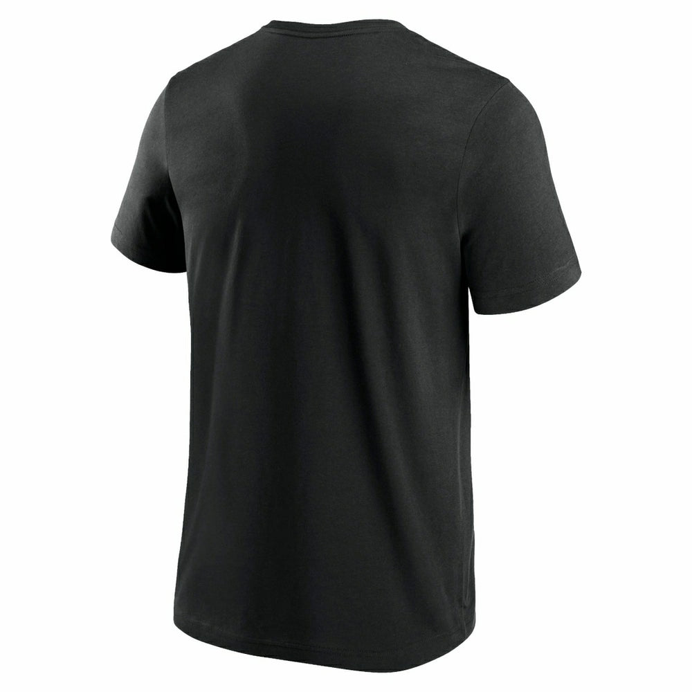 Carolina Panthers Chrome Logo NFL T-Shirt Black Fashion