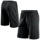 Carolina Panthers Primary Logo NFL Sweat Shorts Black Taass US