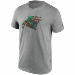 Carolina Panthers Summer Beach Fanatics NFL T-Shirt Gray Classic