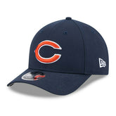 Chicago Bears NFL Team Logo New Era 9FORTY M-Crown Snapback Cap Navy Lifestyle
