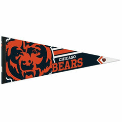 Chicago Bears Big Logo Premium Football NFL Pennant Taass US