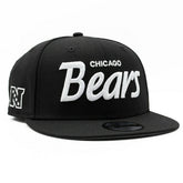 Chicago Bears Script New Era 9FIFTY NFL Snapback Cap Black Fashion