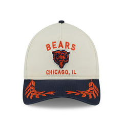 Chicago Bears 2025 NFL Draft 9TWENTY A-Frame Adjustable Cap Cream Taass for sale