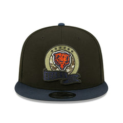 Chicago Bears 2022 NFL On-Field Salute to Service New Era 9FIFTY Snapback Cap Taass sale
