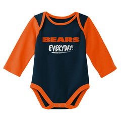 Chicago Bears Born to Play NFL Baby Bodysuit Set (2-Piece) Taass sale
