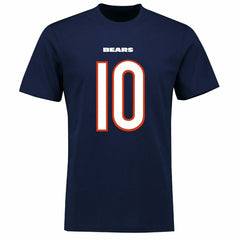 Mitch Trubisky #10 Chicago Bears Player Script NFL T-Shirt Taass sale