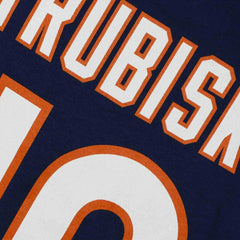 Mitch Trubisky #10 Chicago Bears Player Script NFL T-Shirt Taass sale