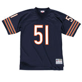 Dick Butkus #51 Chicago Bears Mitchell & Ness Throwback NFL Jersey Navy Taass US