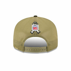 Cincinnati Bengals 2025 NFL Salute to Service 9FIFTY Split Panel Trucker Snapback Cap Olive Taass for sale