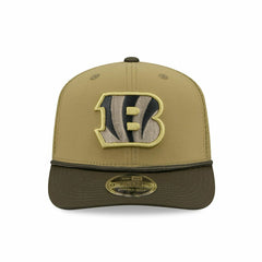 Cincinnati Bengals 2025 NFL Salute to Service 9SEVENTY Trucker Snapback Cap Olive Taass US