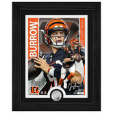 Joe Burrow Cincinnati Bengals Artist Proof Silver Coin NFL Photo Frame Taass US