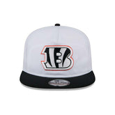 Cincinnati Bengals 2024 NFL Training Camp New Era Golfer Snapback Cap White Lifestyle