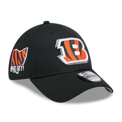 Cincinnati Bengals 2024 NFL Draft New Era 39THIRTY Flex Cap Black Classic