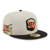 Cincinnati Bengals 2023 NFL Salute to Service New Era 59FIFTY Fitted Cap Classic