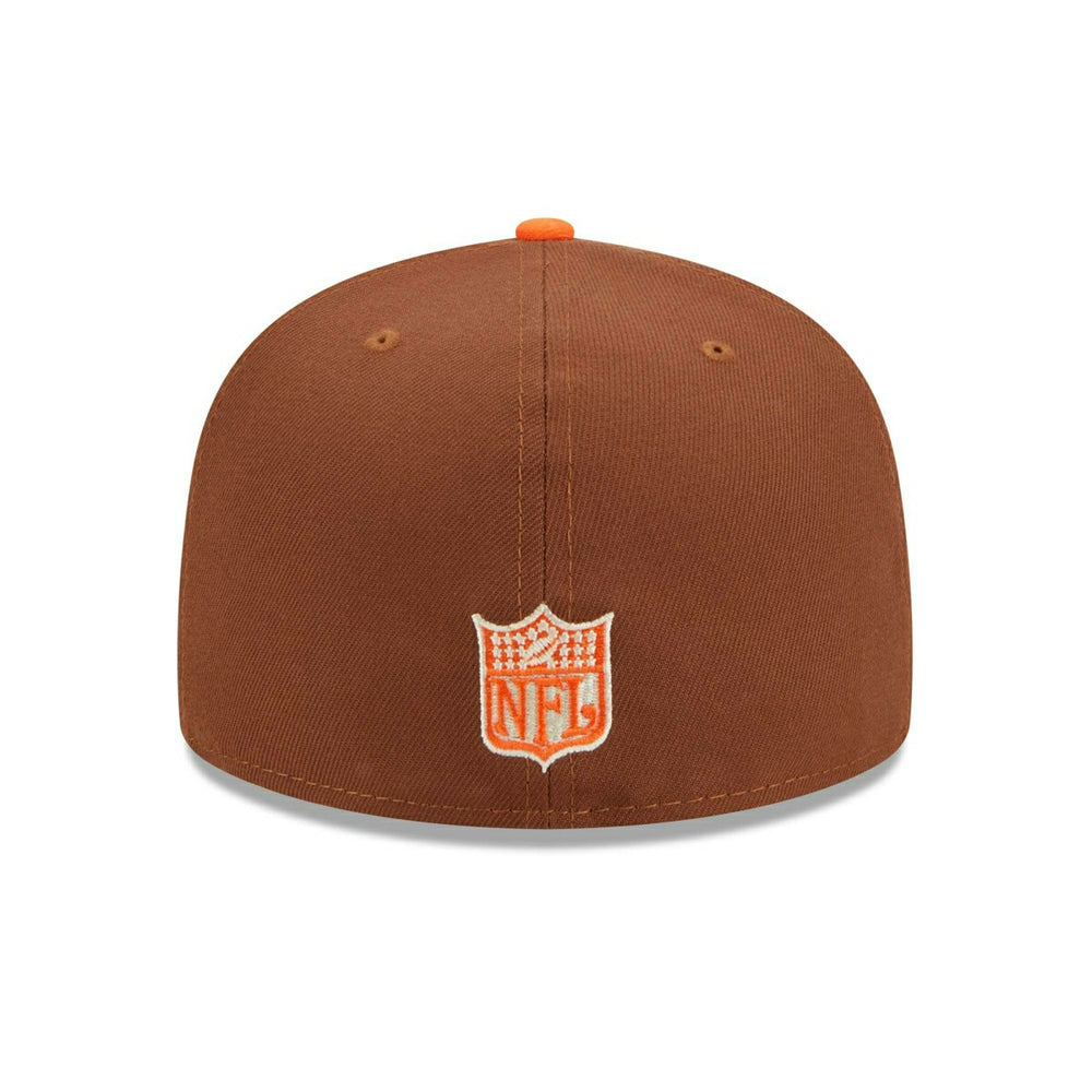 Cincinnati Bengals Harvest New Era 59FIFTY Fitted NFL Cap Brown Taass sale
