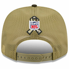 Cleveland Browns 2025 NFL Salute to Service 9SEVENTY Trucker Snapback Cap Olive Taass for sale
