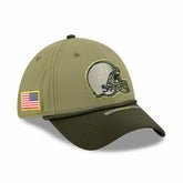 Cleveland Browns 2025 NFL Salute to Service 39THIRTY Flex Cap Olive Taass US