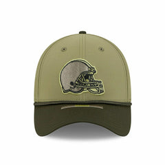 Cleveland Browns 2025 NFL Salute to Service 39THIRTY Flex Cap Olive Taass US
