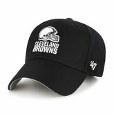 Cleveland Browns Black & White '47 MVP Adjustable NFL Cap Black Lifestyle