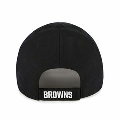 Cleveland Browns Black & White '47 MVP Adjustable NFL Cap Black Lifestyle
