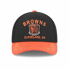 Cleveland Browns 2025 NFL Draft 9FORTY M-Crown A-Frame Snapback Cap Black Classic