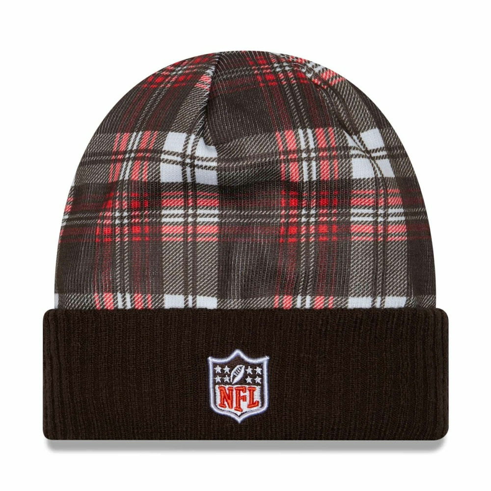 Cleveland Browns 2024 NFL Sideline Statement New Era Knit Hat Brown Taass US