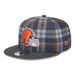 Cleveland Browns 2024 NFL Sideline Statement New Era 9FIFTY Snapback Cap Grau Taass US
