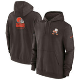 Cleveland Browns 2023 NFL Sideline Nike Club Hoodie Brown Lifestyle