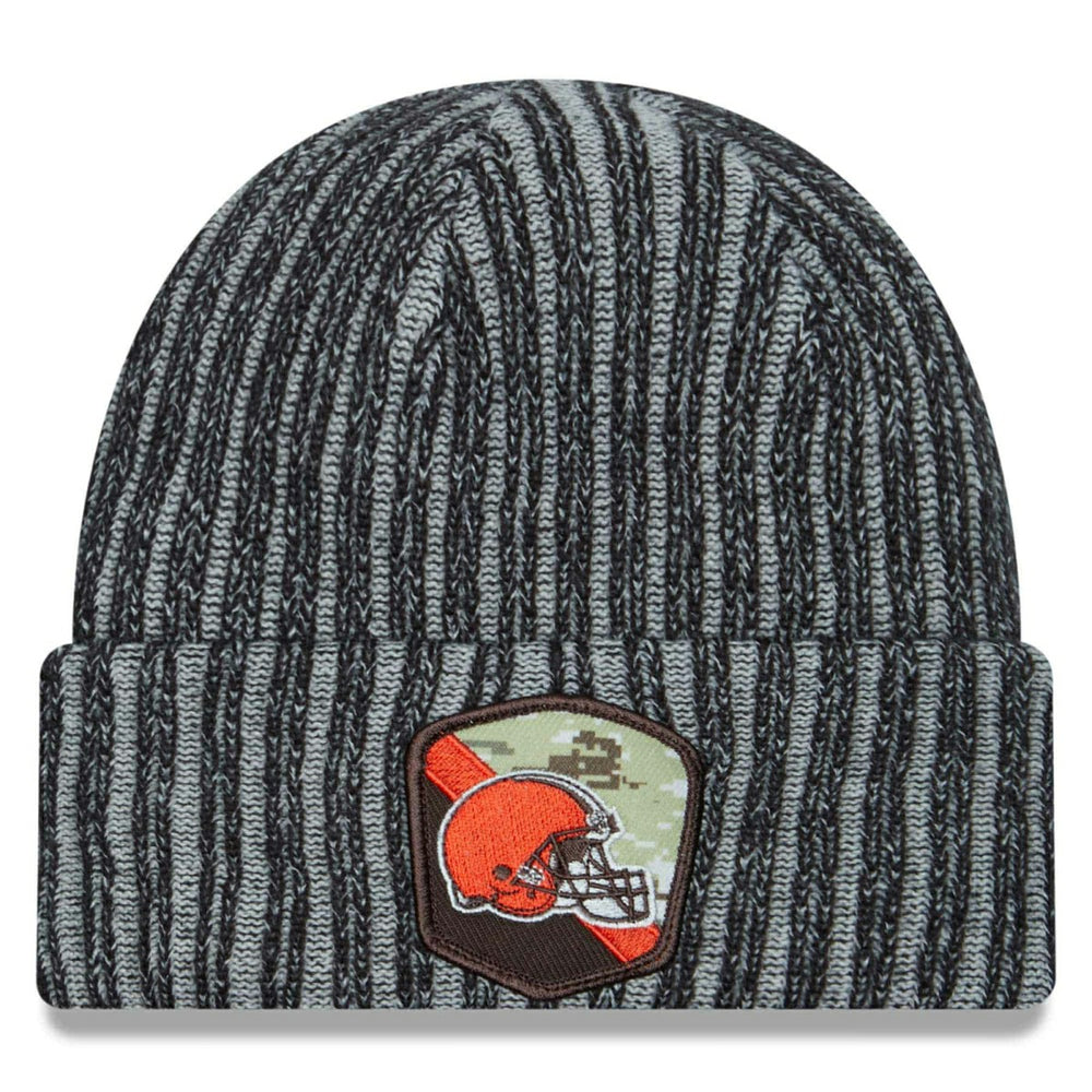 Cleveland Browns 2023 NFL Salute to Service New Era Knit Hat Taass sale