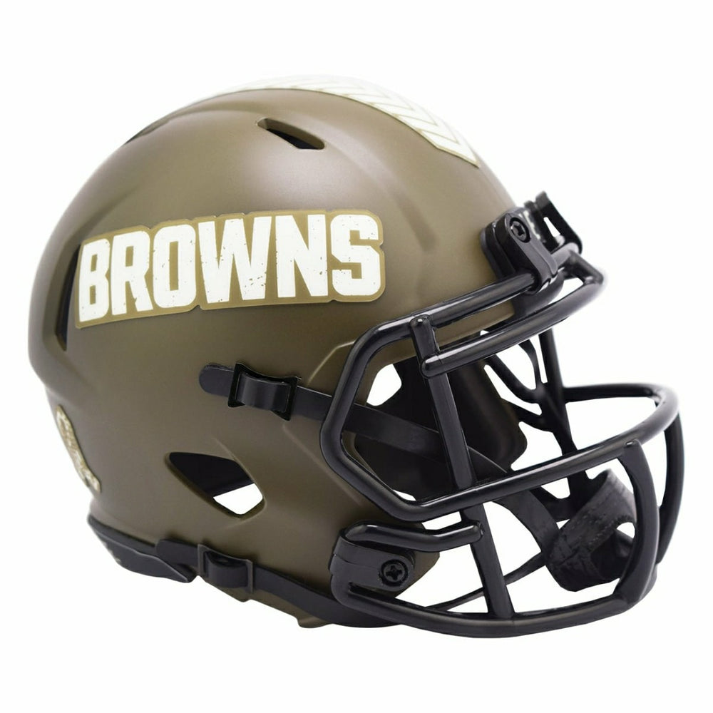 Cleveland Browns 2022 Salute to Service NFL Speed Mini Helmet Taass for sale