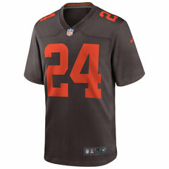 Nick Chubb #24 Cleveland Browns Nike Game NFL Jersey Alternate Brown Fashion