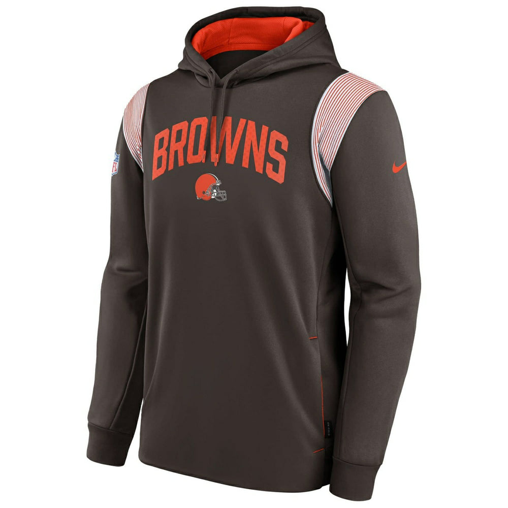 Cleveland Browns 2022 NFL On-Field Sideline Nike Therma-FIT Hoodie Brown Lifestyle