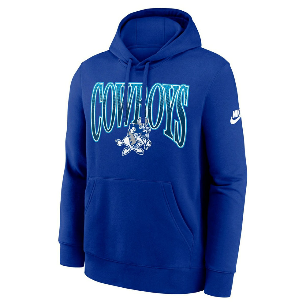 Dallas Cowboys Throwback Full Blitz Club NFL Hoodie Blue Taass for sale